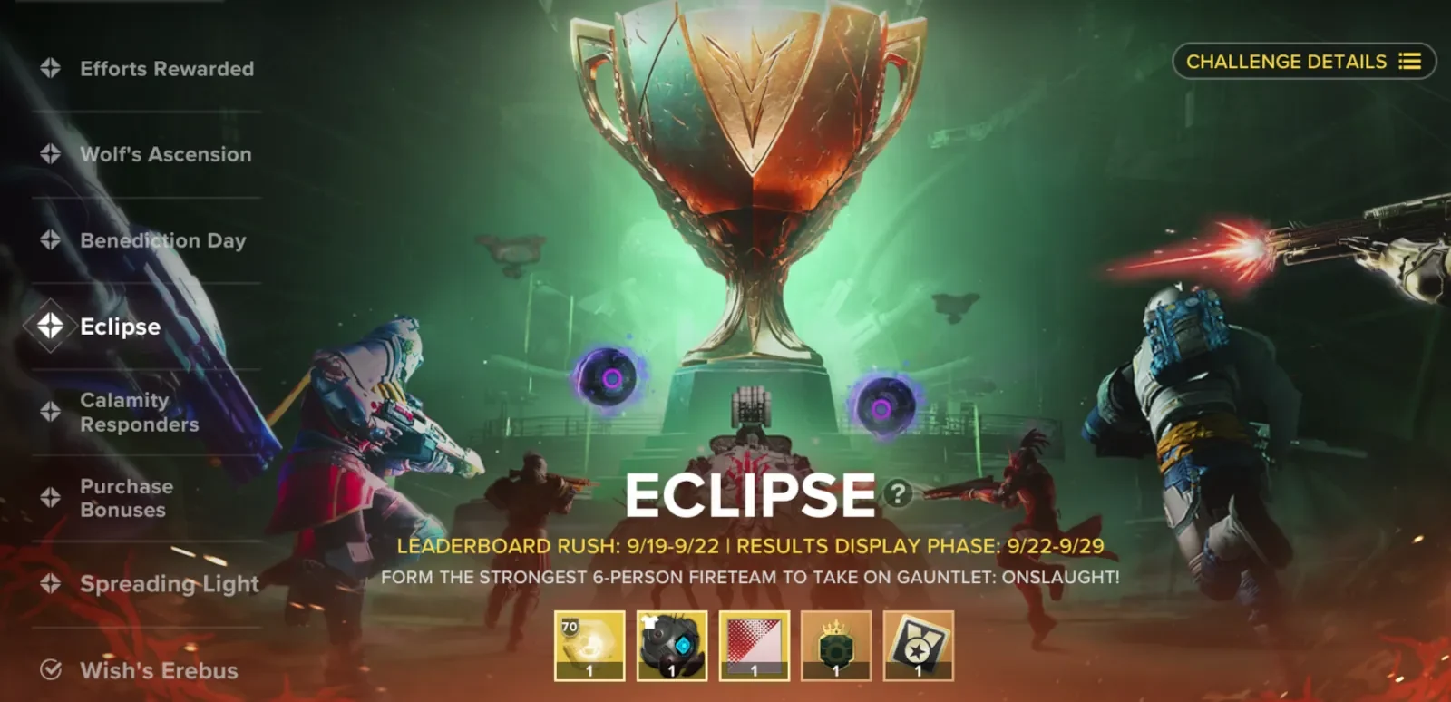 Destiny Rising : résultats World First du raid Eclipse