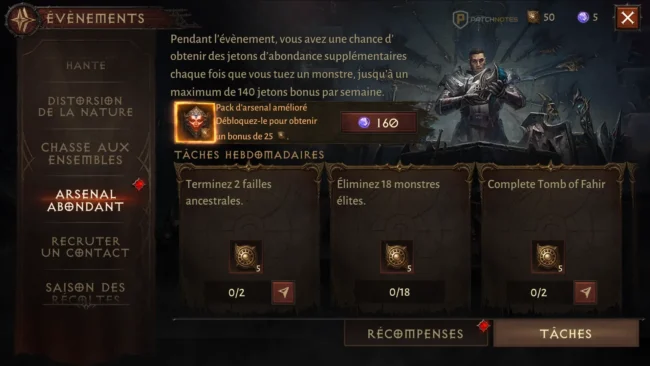 Diablo Immortal : Arsenal abondant (Guide) 1 Diablo Immortal : Arsenal abondant