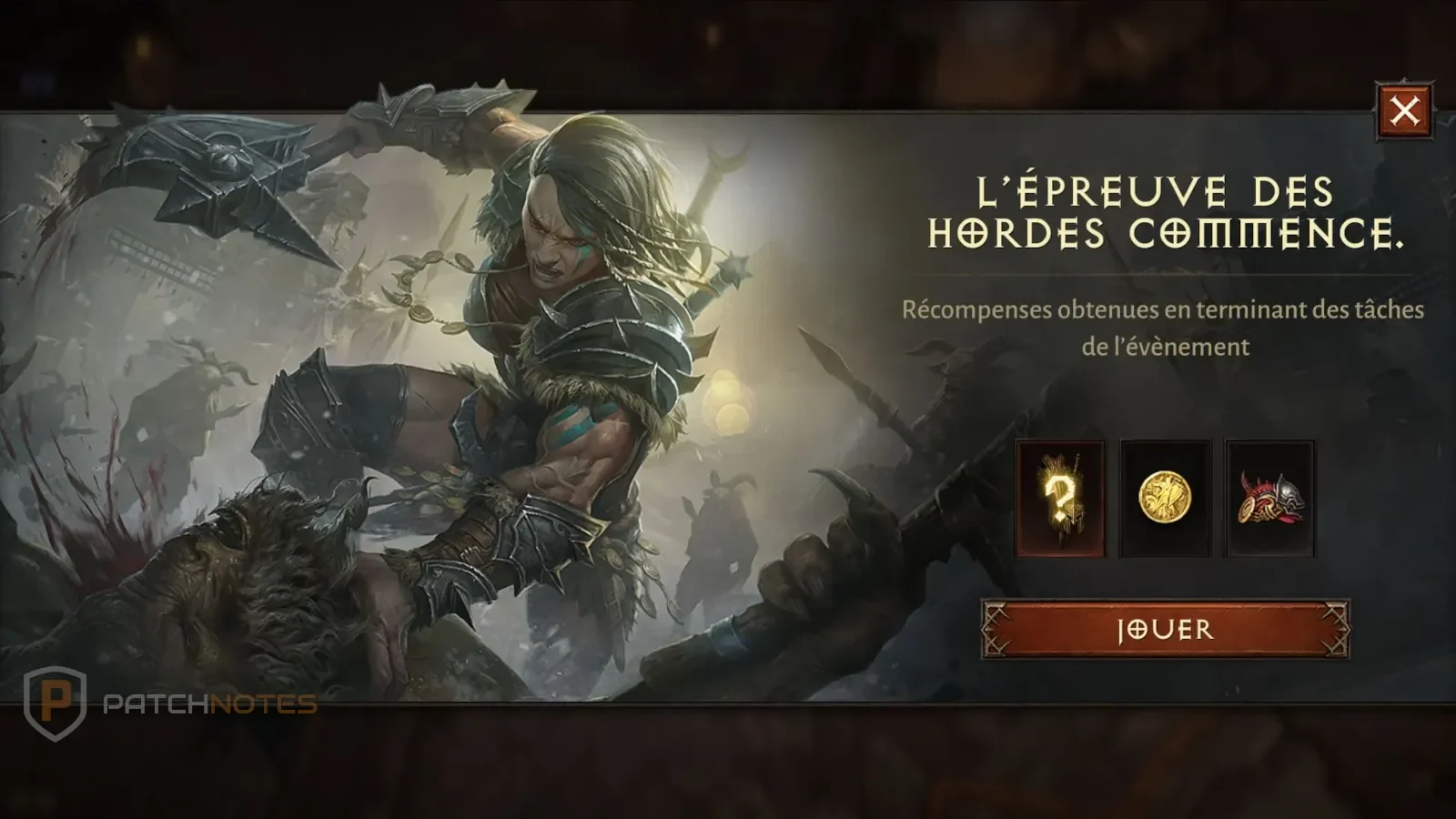 Diablo Immortal : Épreuve des Hordes (Guide) Diablo Immortal : Épreuve des Hordes (Guide)